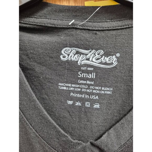 Stronger Together Breast Cancer Awareness Black V-Neck T-Shirt By Shop4Ever - Picture 2 of 3